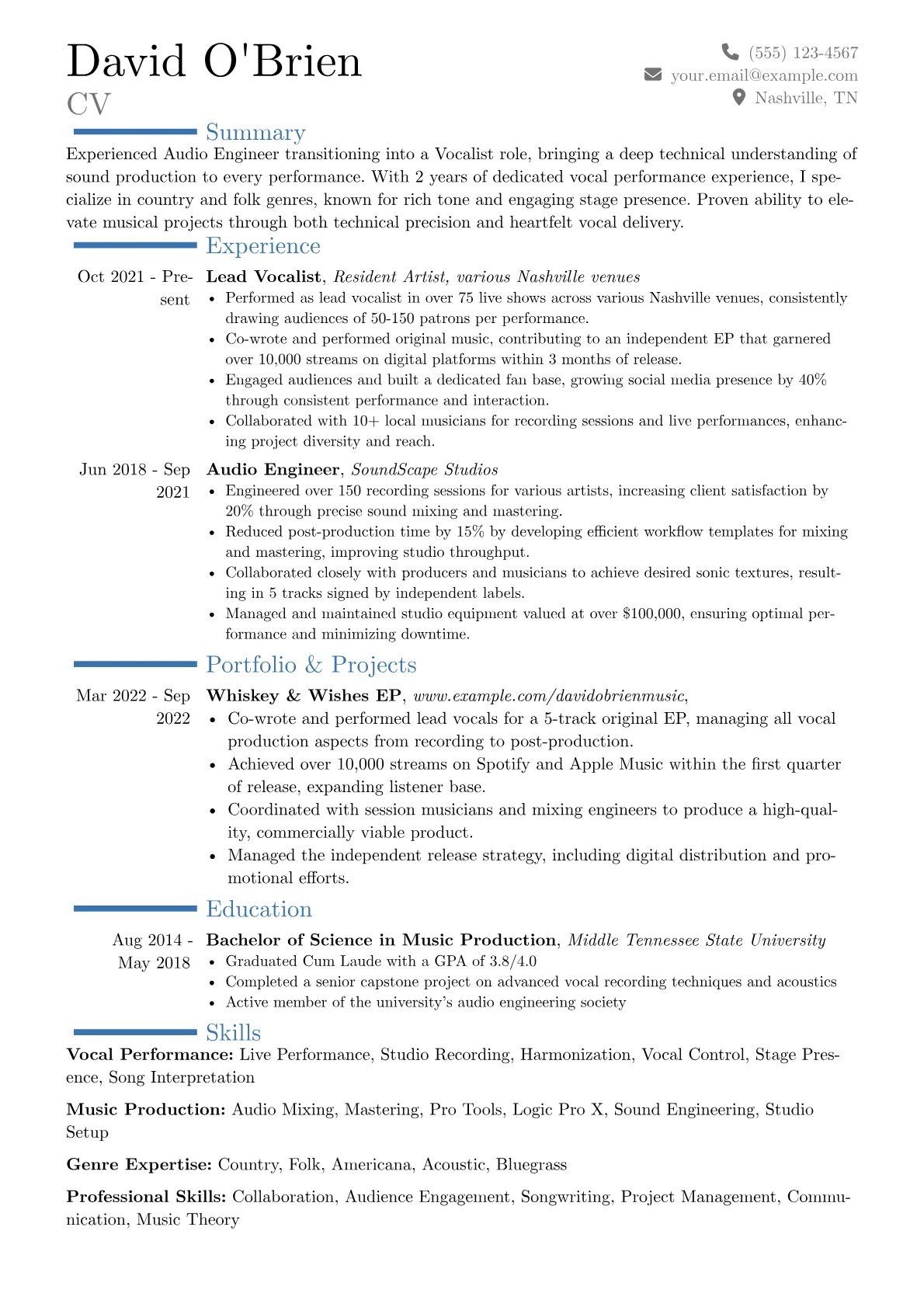 Career changer version - Page 1