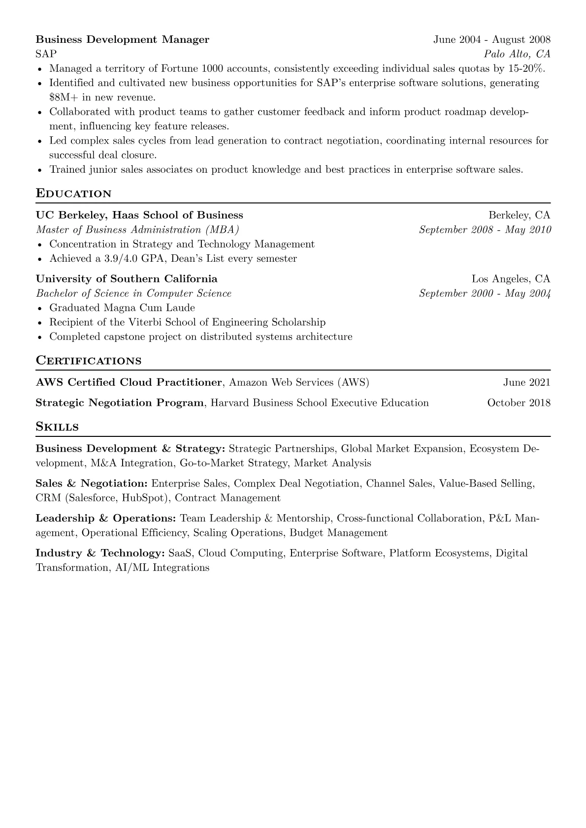 VP of Business version - Page 2
