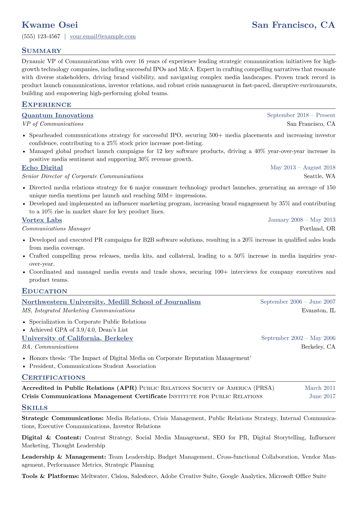 Tech-Focused VP version - Page 1