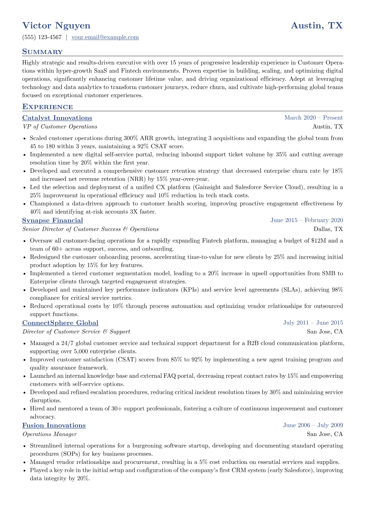 SaaS/Fintech Growth version - Page 1