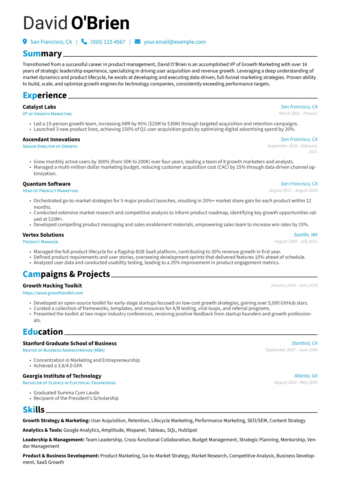 Career changer version - Page 1
