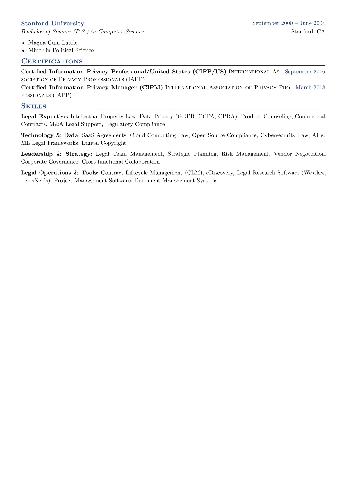 VP of Legal - Tech version - Page 2