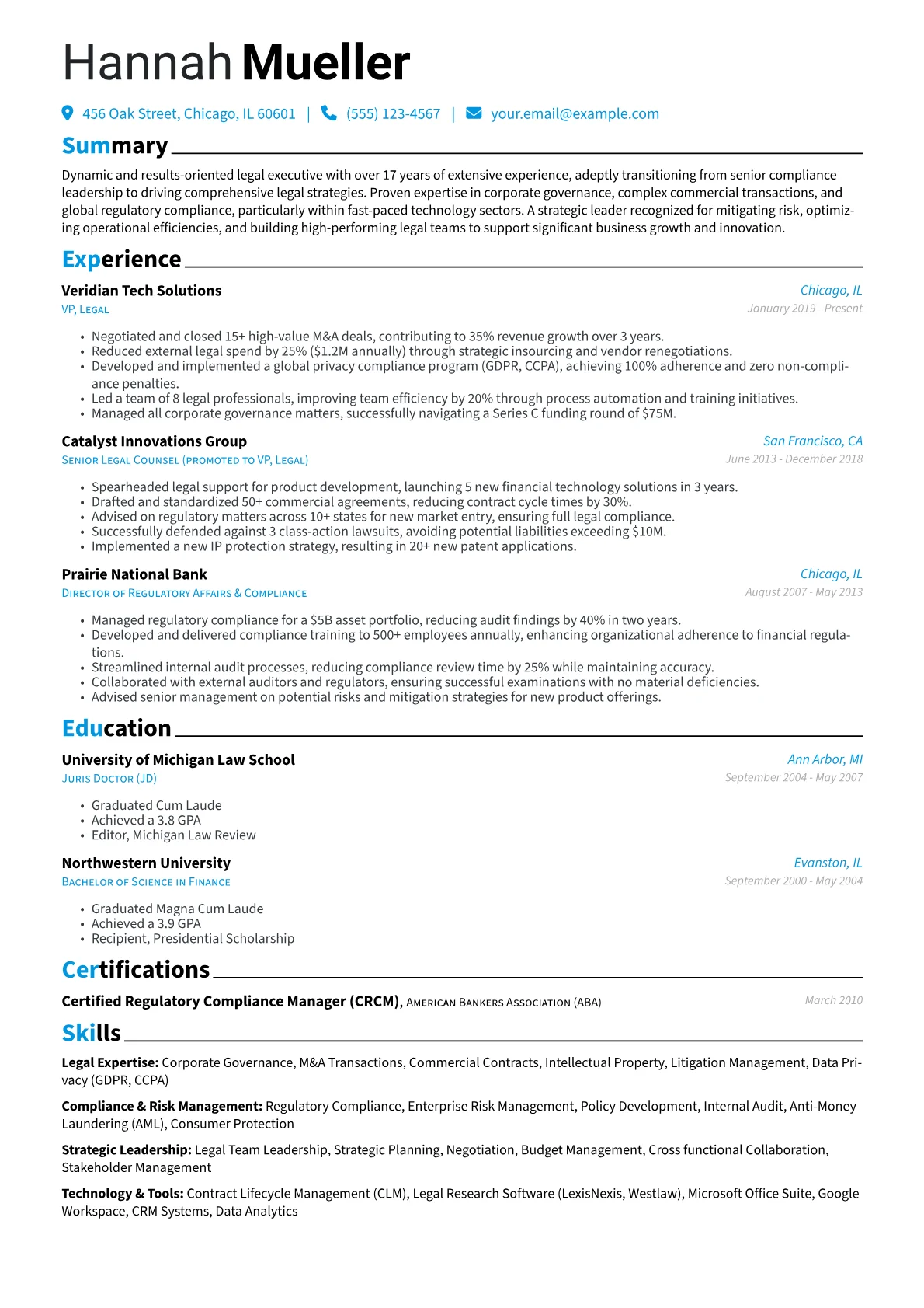 Career changer version - Page 1