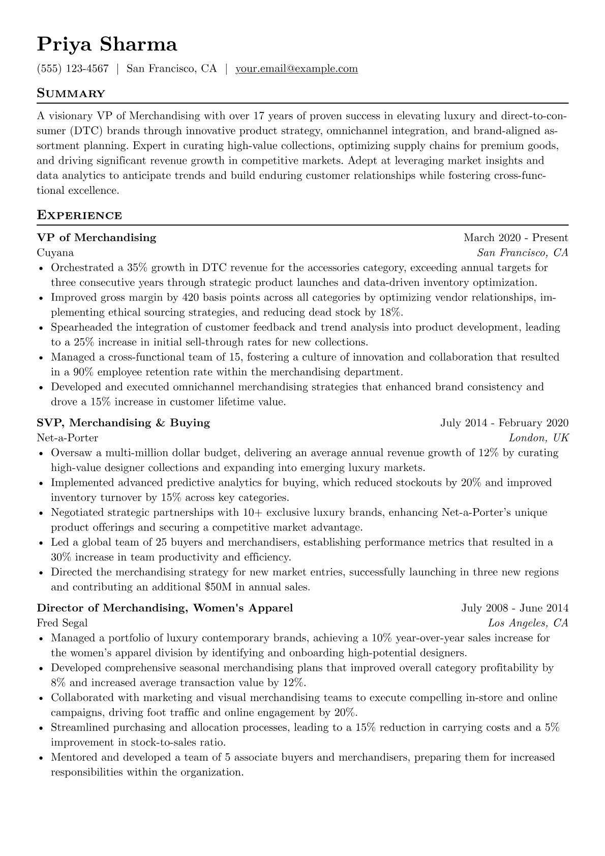 Merchandising & Buying version - Page 1