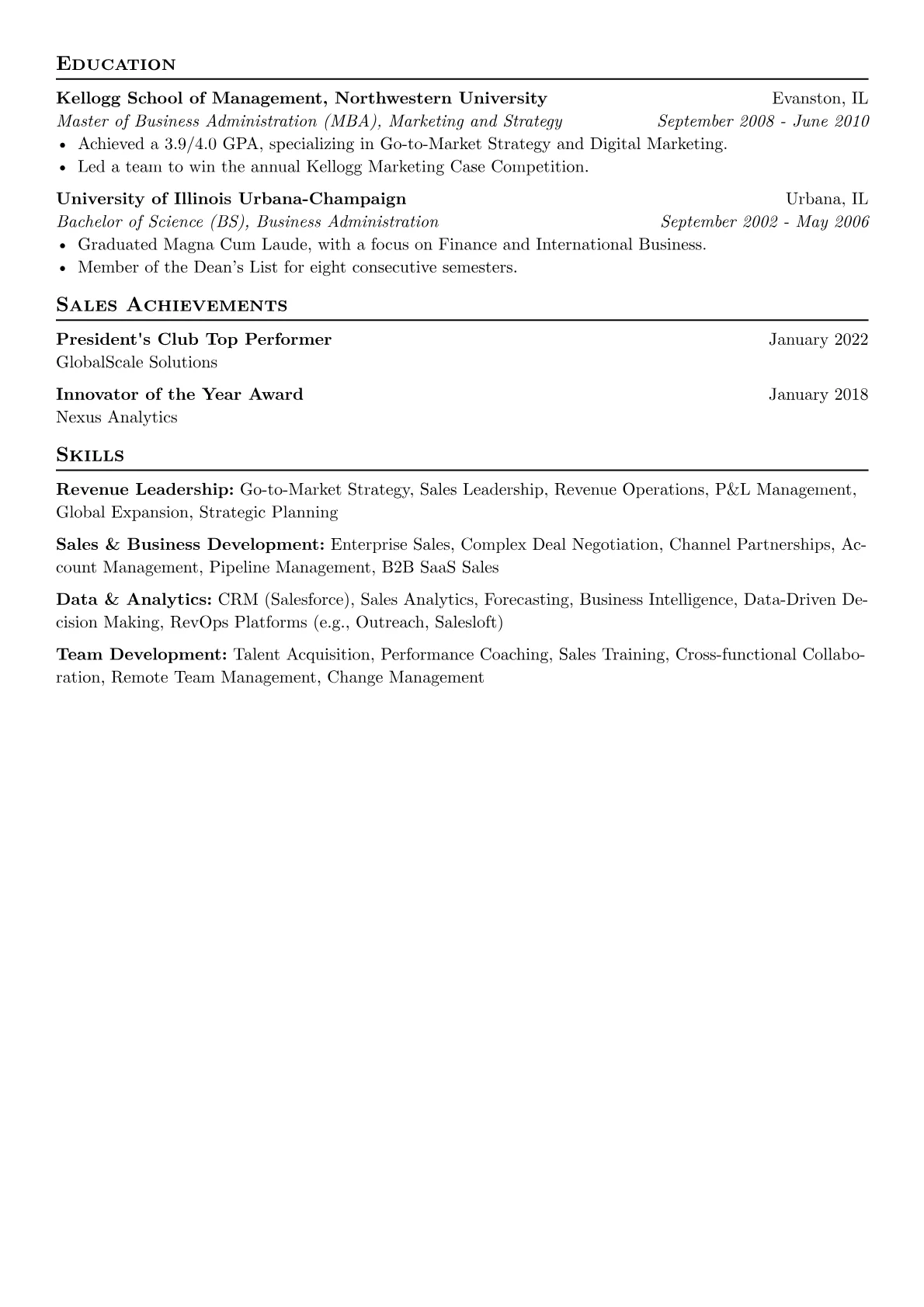 VP of Revenue version - Page 2