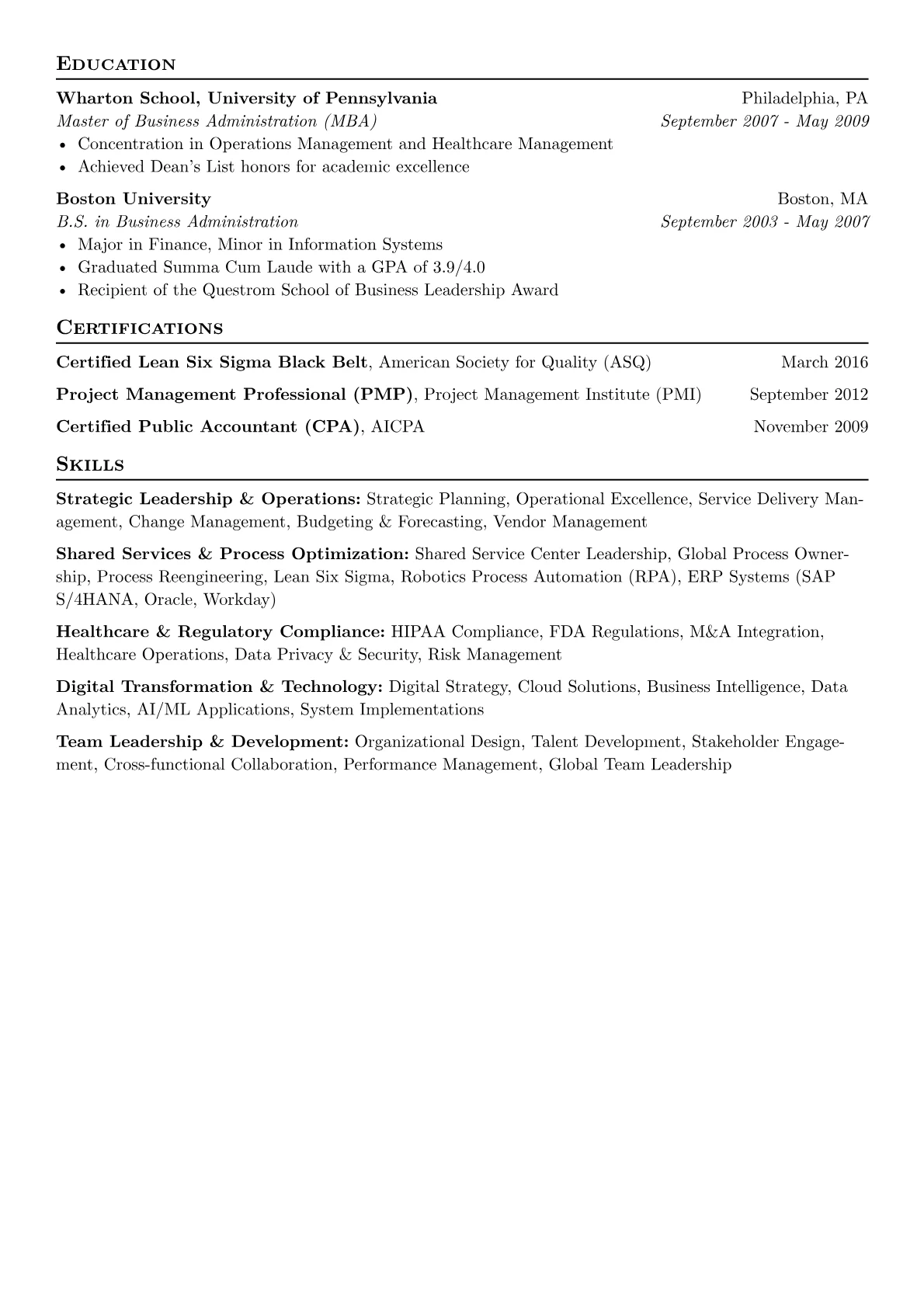 VP of Shared Services version - Page 2
