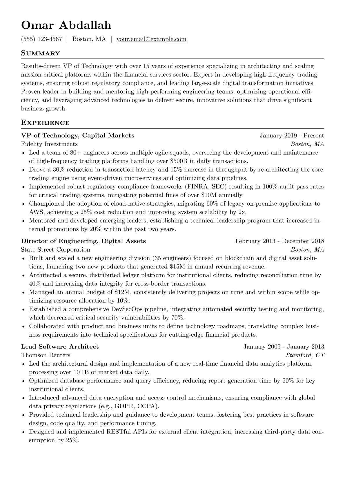 Fintech Executive version - Page 1