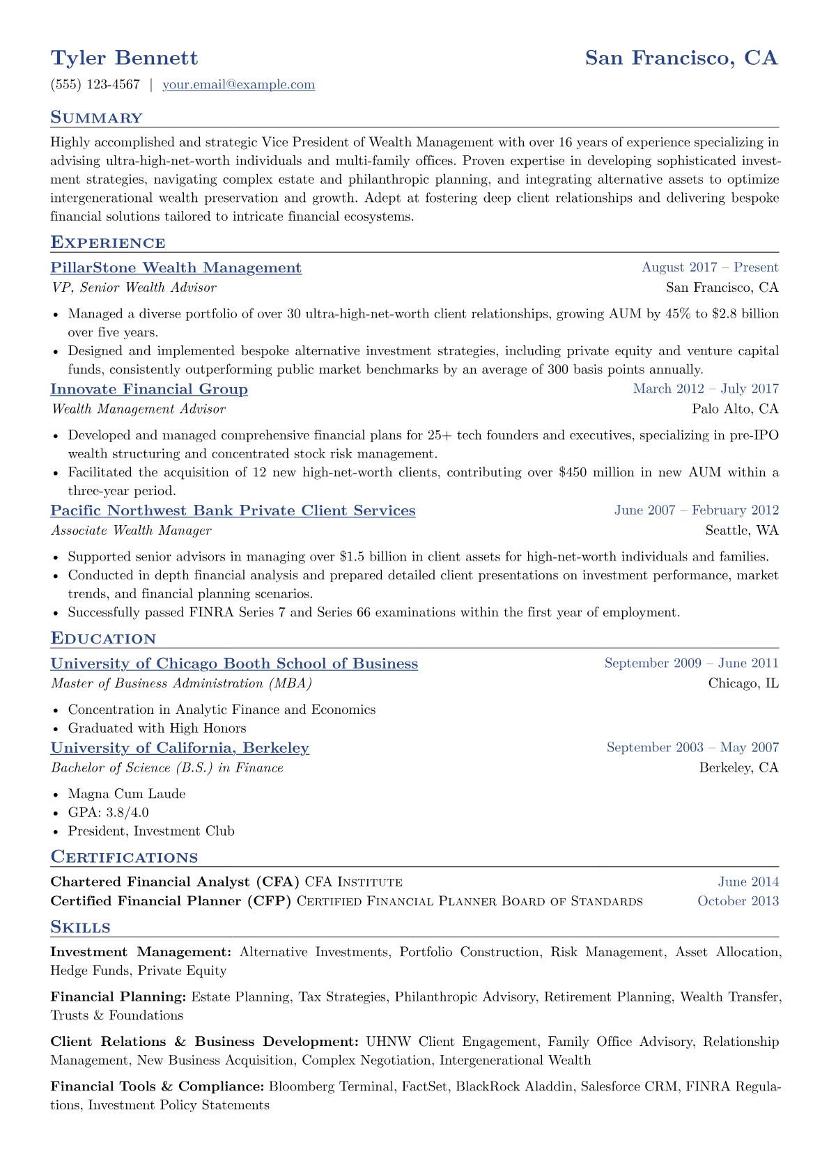 VP of Wealth version - Page 1
