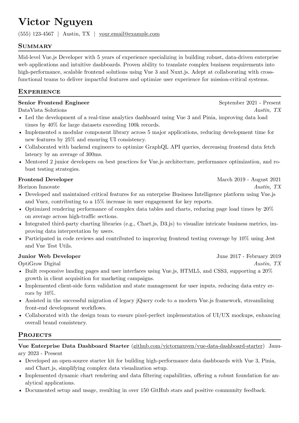 Enterprise Focus version - Page 1