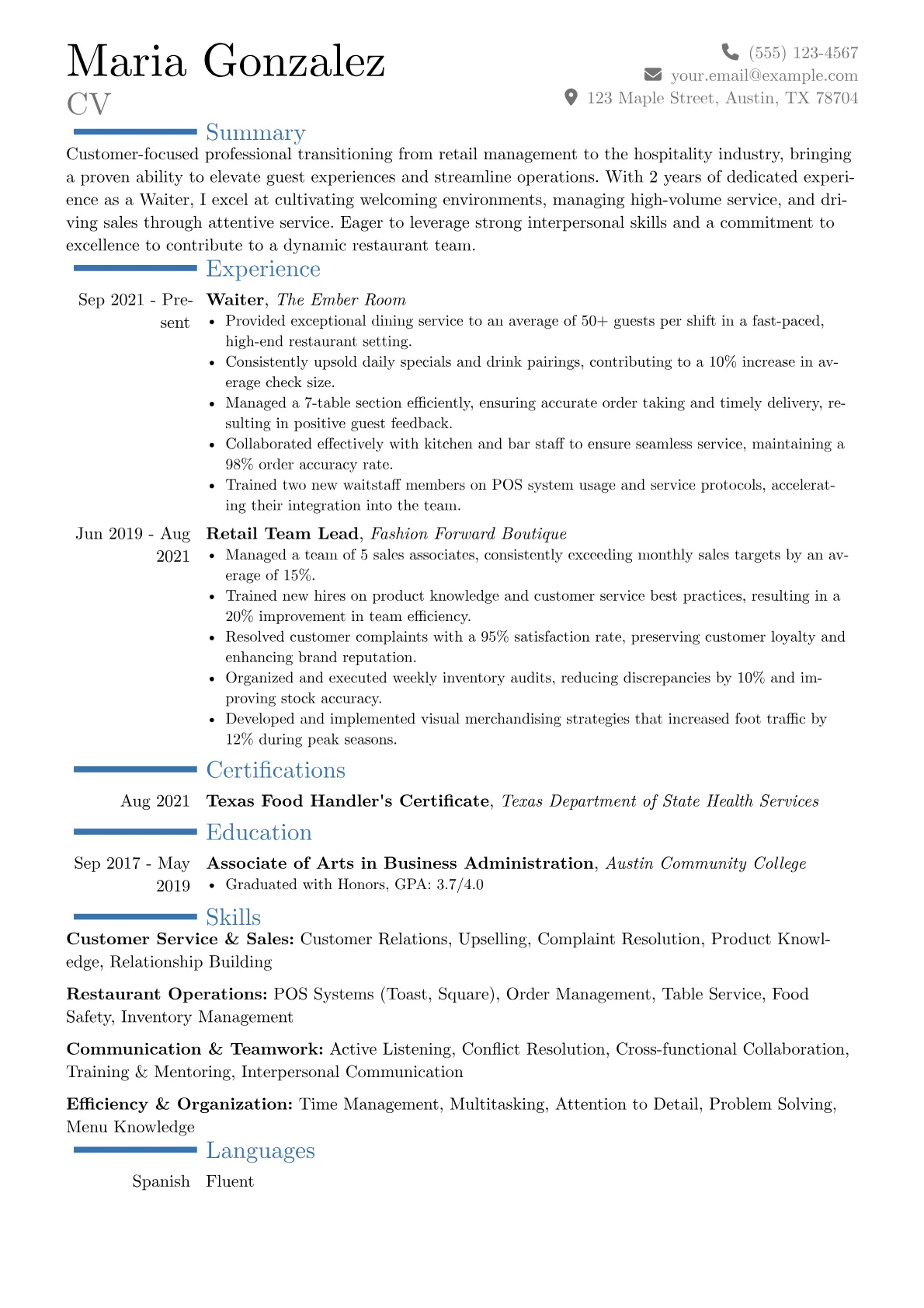 Career changer version - Page 1