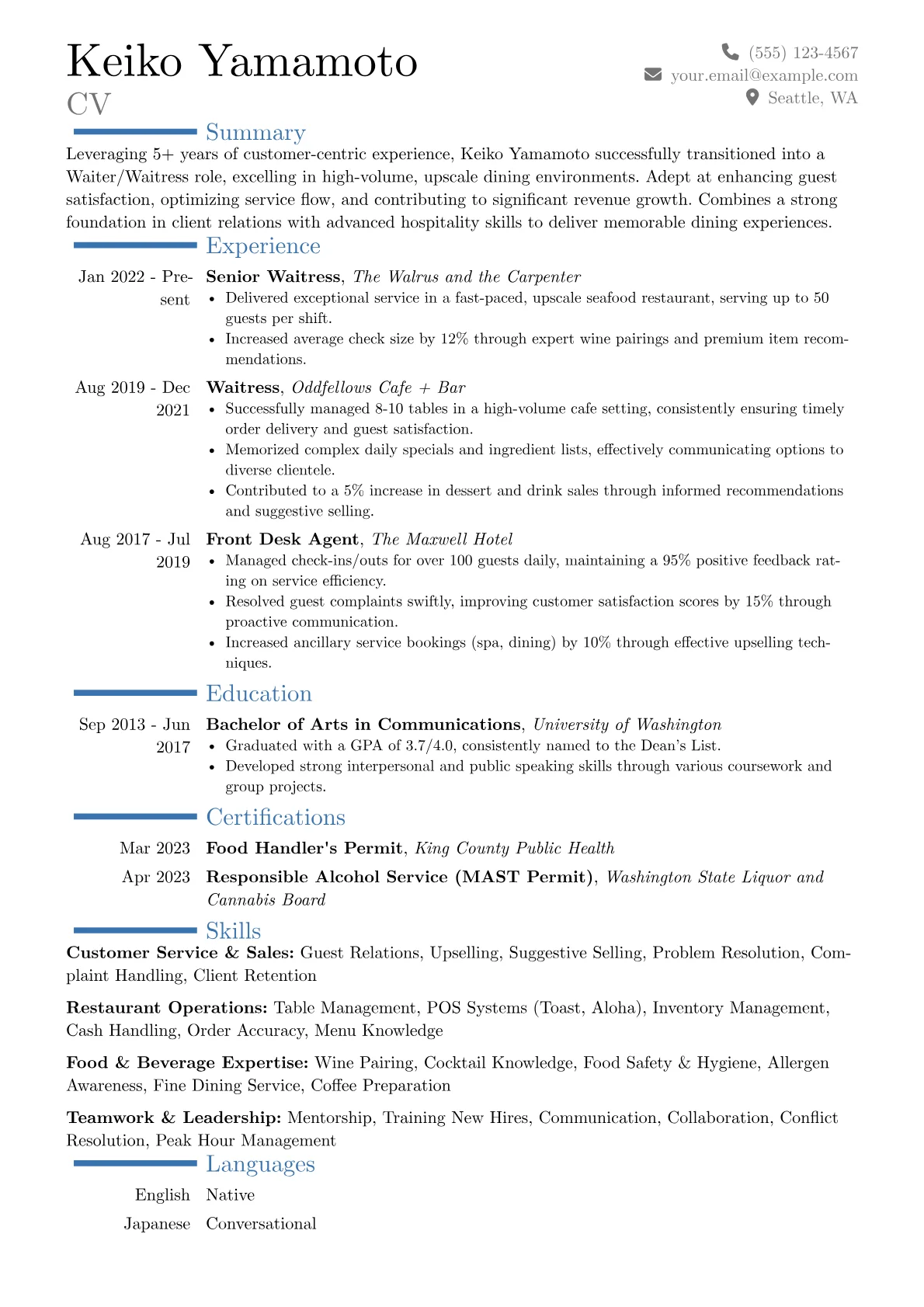 Career changer version - Page 1