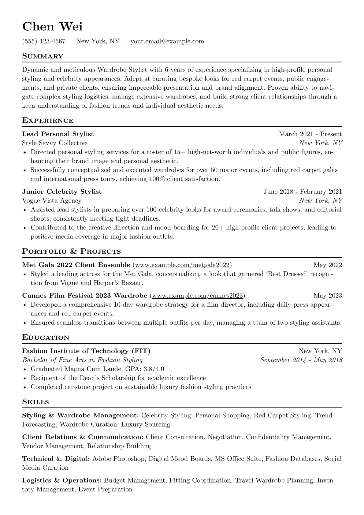 Celebrity & Personal version - Page 1