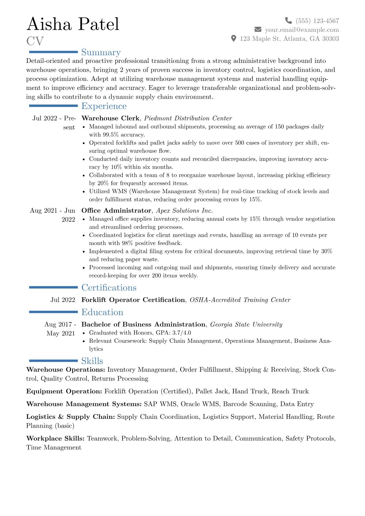 Career changer version - Page 1