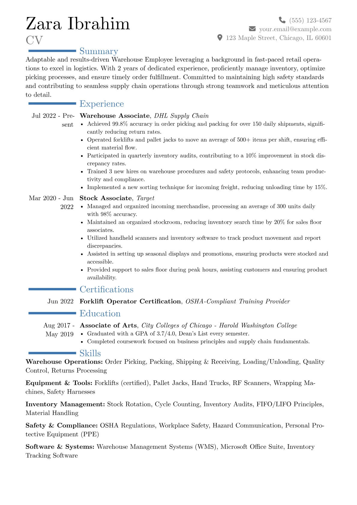 Career changer version - Page 1