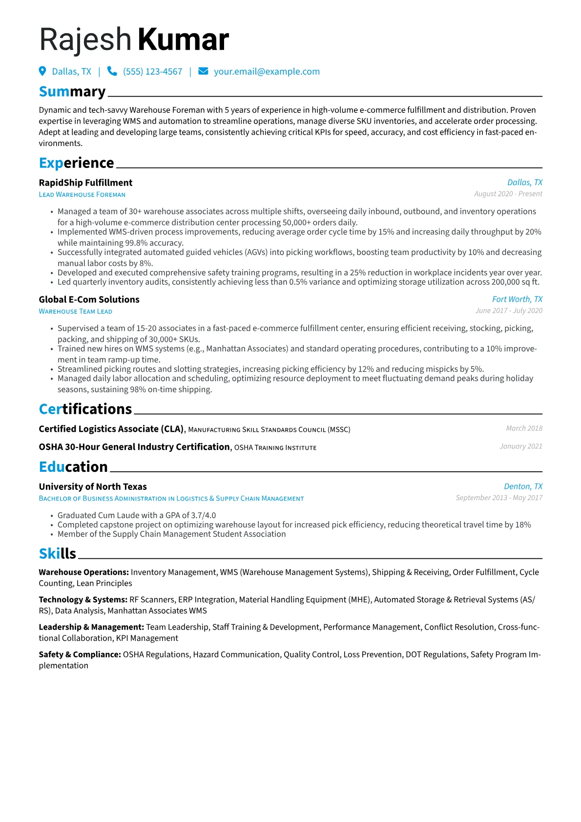 E-Commerce Fulfillment version - Page 1