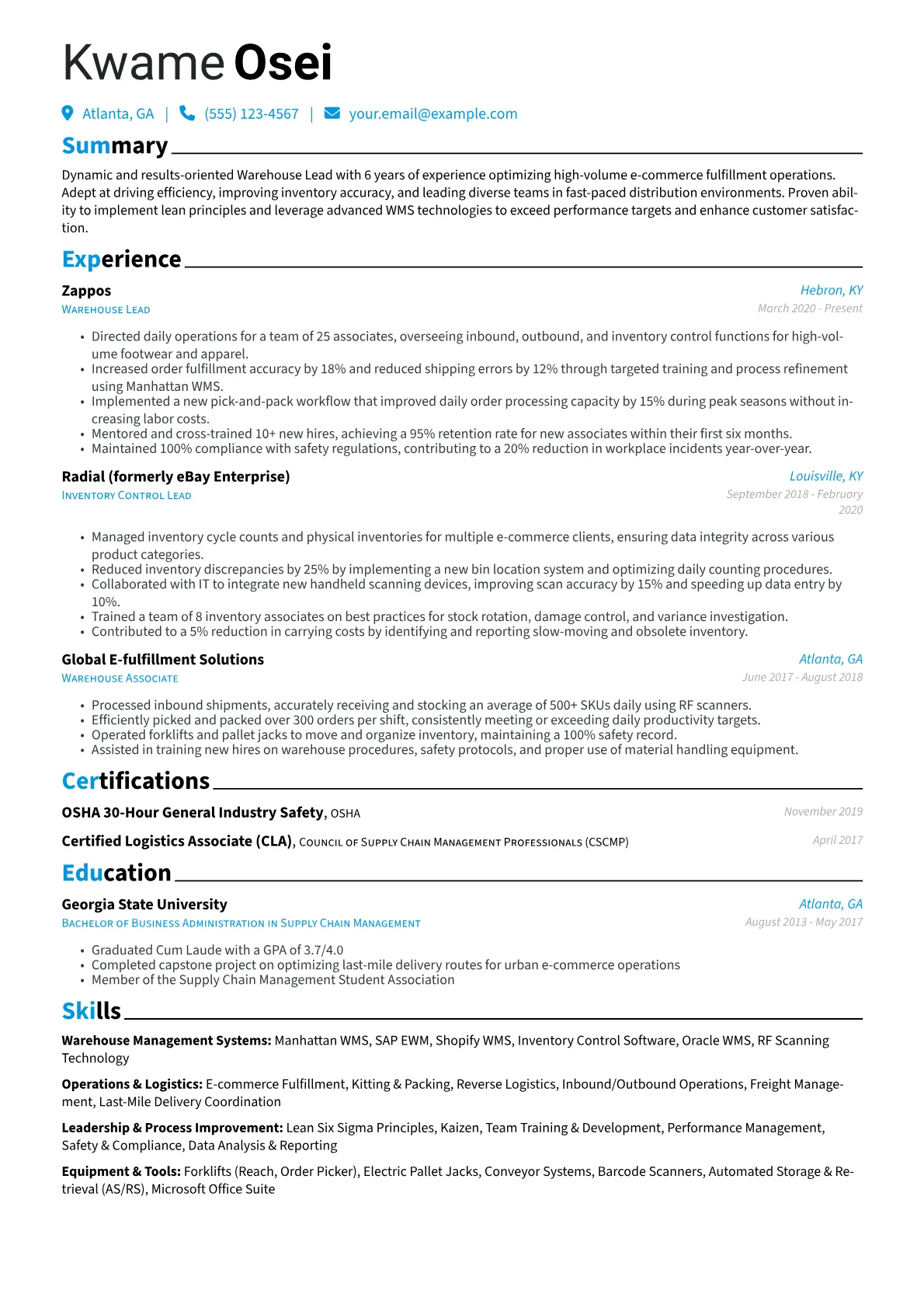 E-commerce Fulfillment version - Page 1