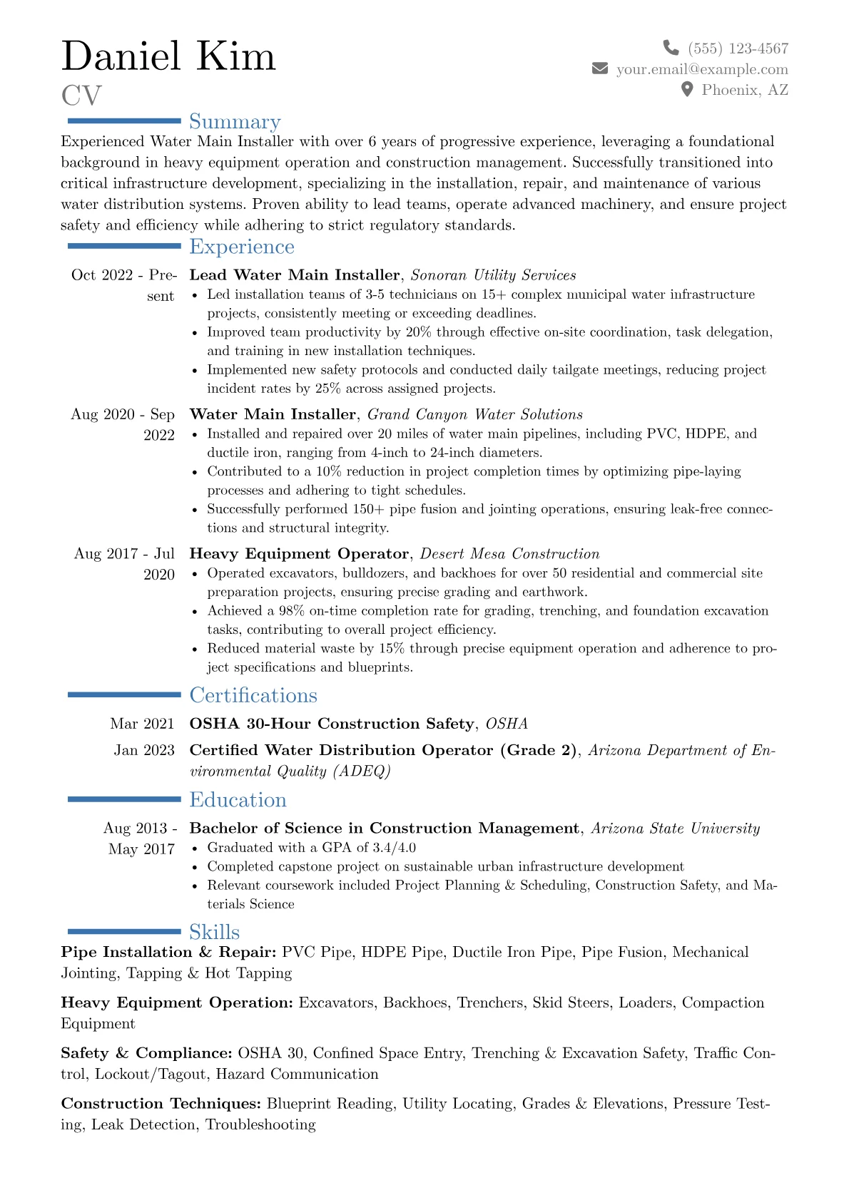 Career changer version - Page 1