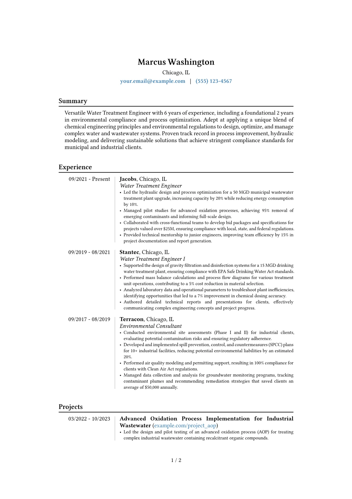 Career changer version - Page 1