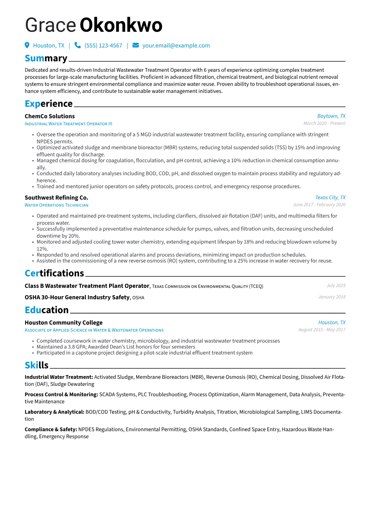 Industrial Wastewater version - Page 1