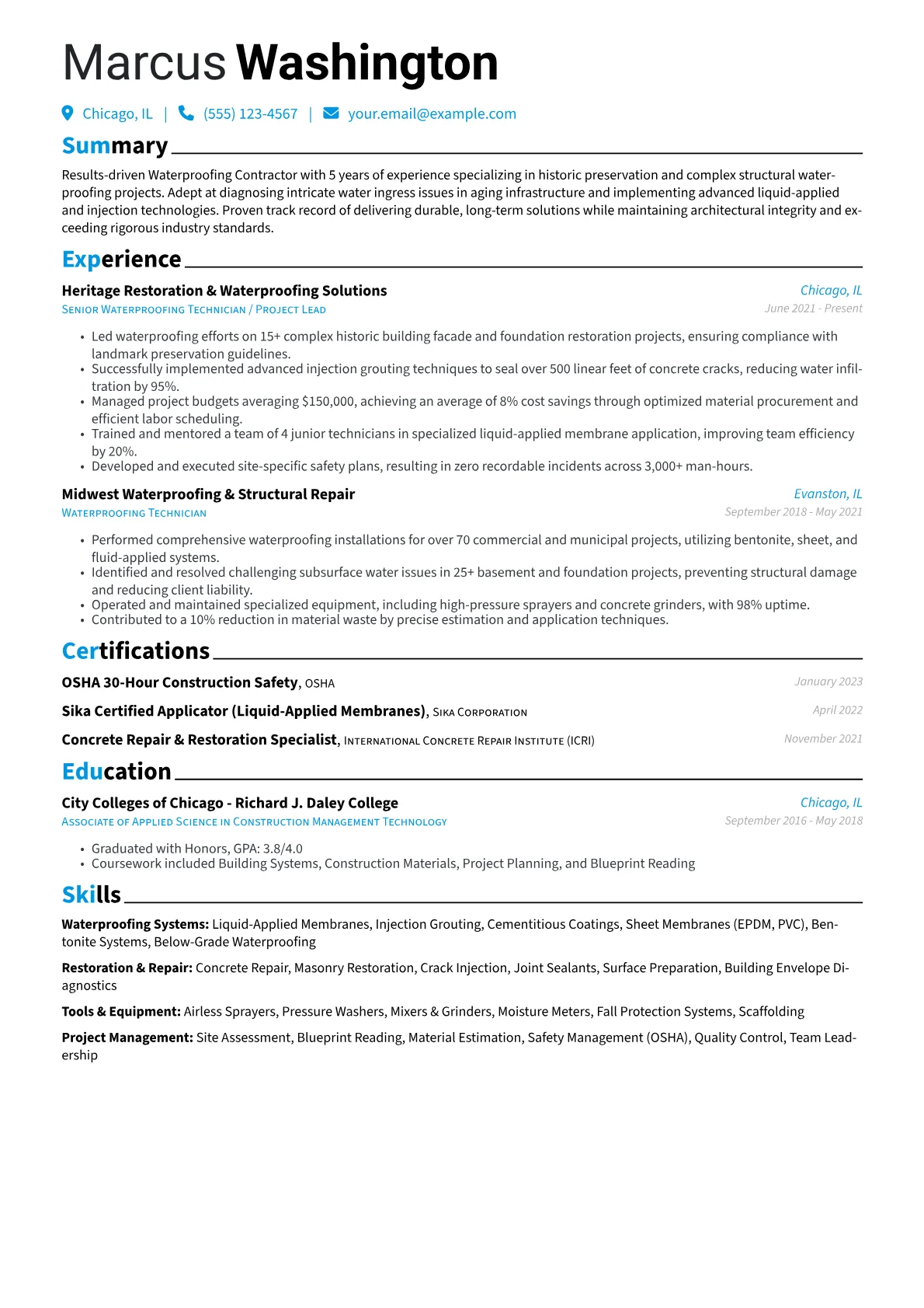 Waterproofing version - Page 1