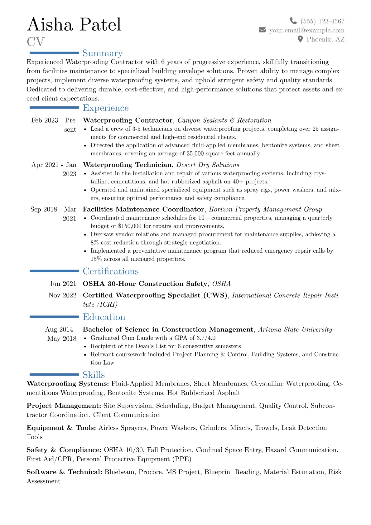Career changer version - Page 1