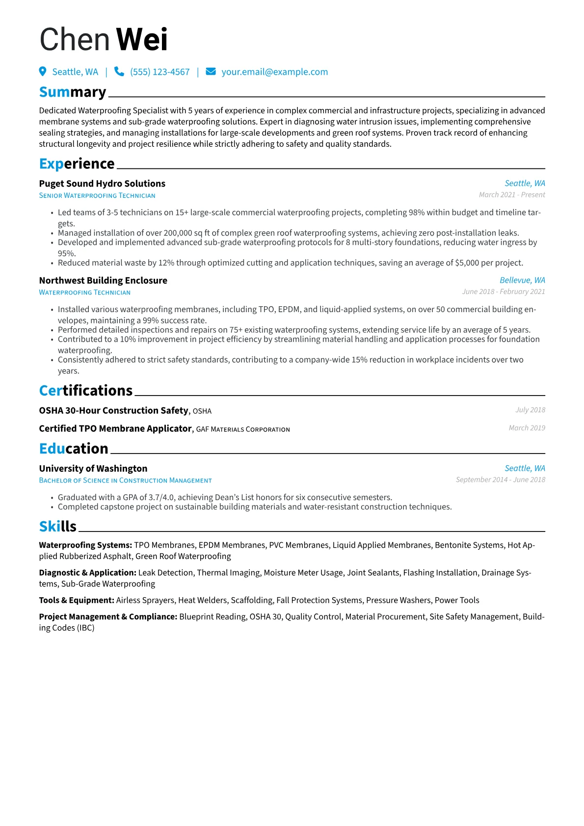 Waterproofing version - Page 1