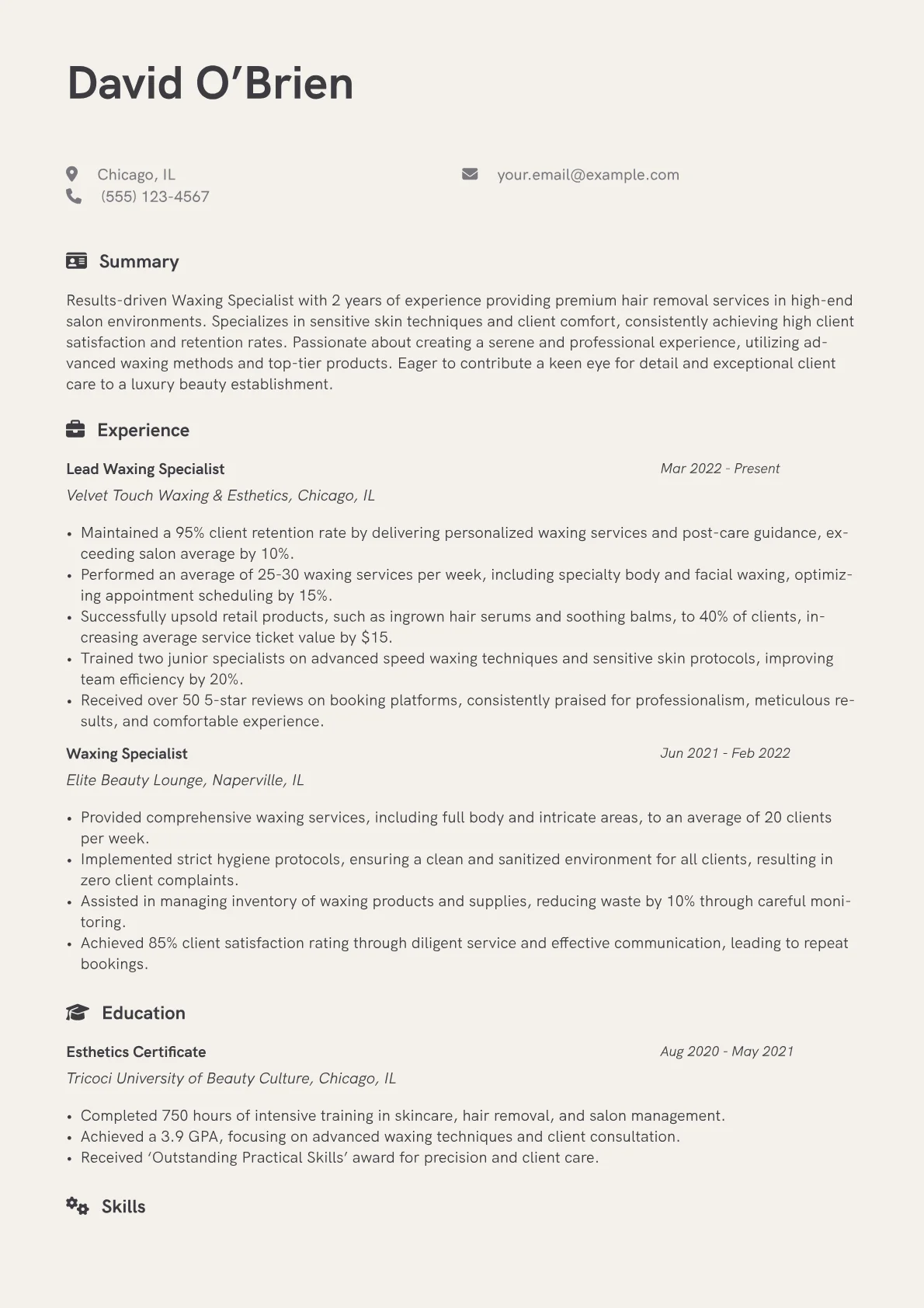 Waxing Techniques version - Page 1