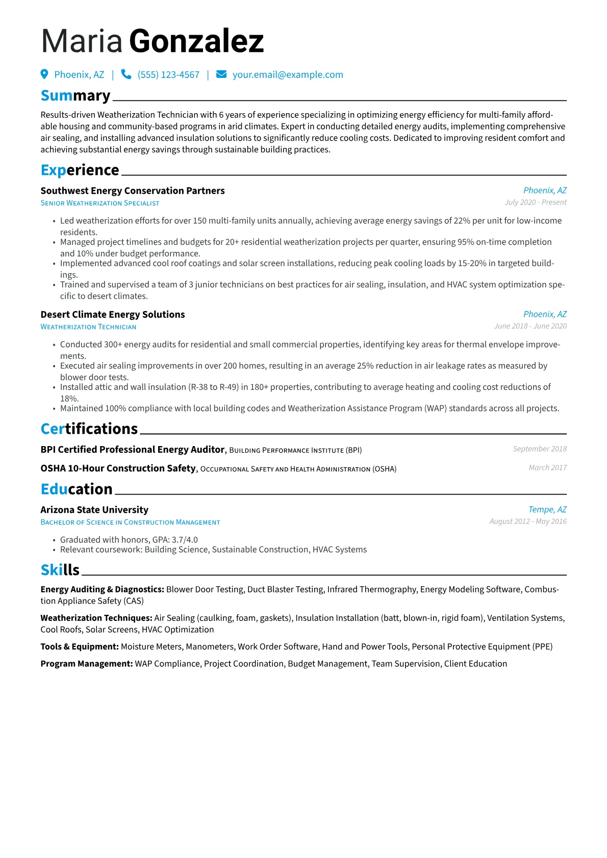 Weatherization version - Page 1
