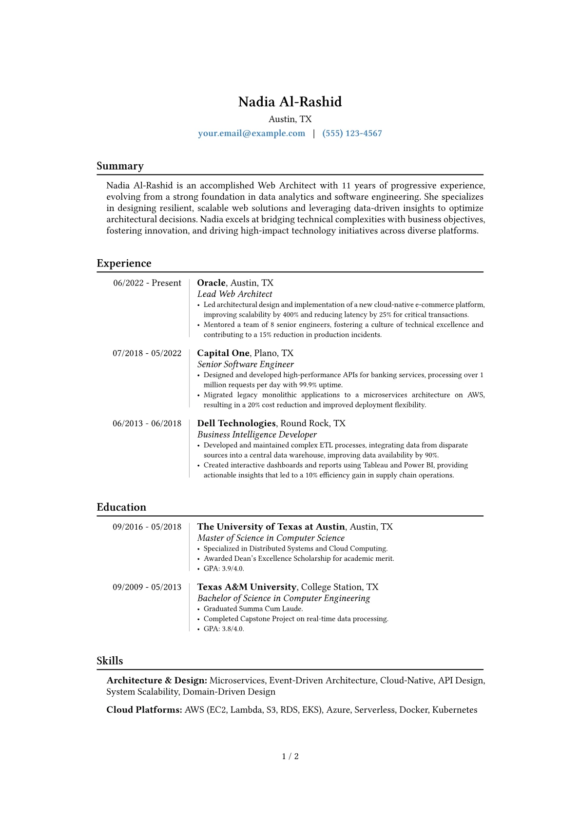Career changer version - Page 1