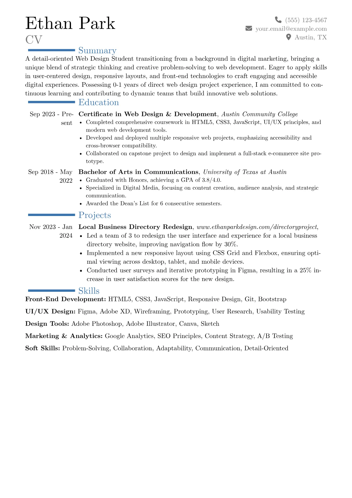Career changer version - Page 1