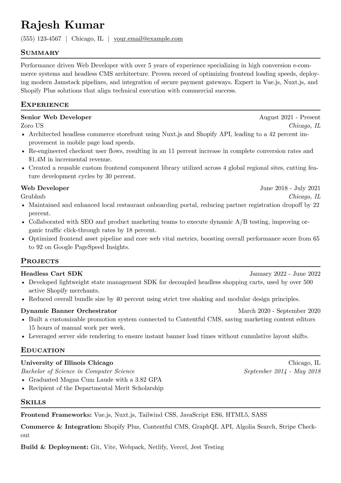 E-commerce & Headless version - Page 1