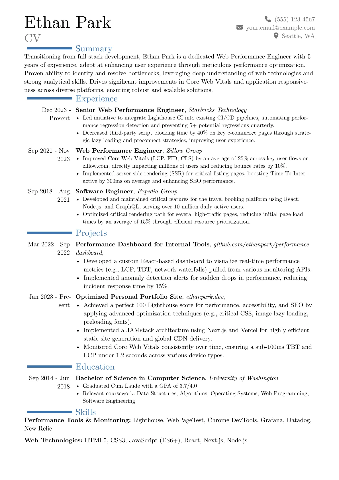 Career changer version - Page 1