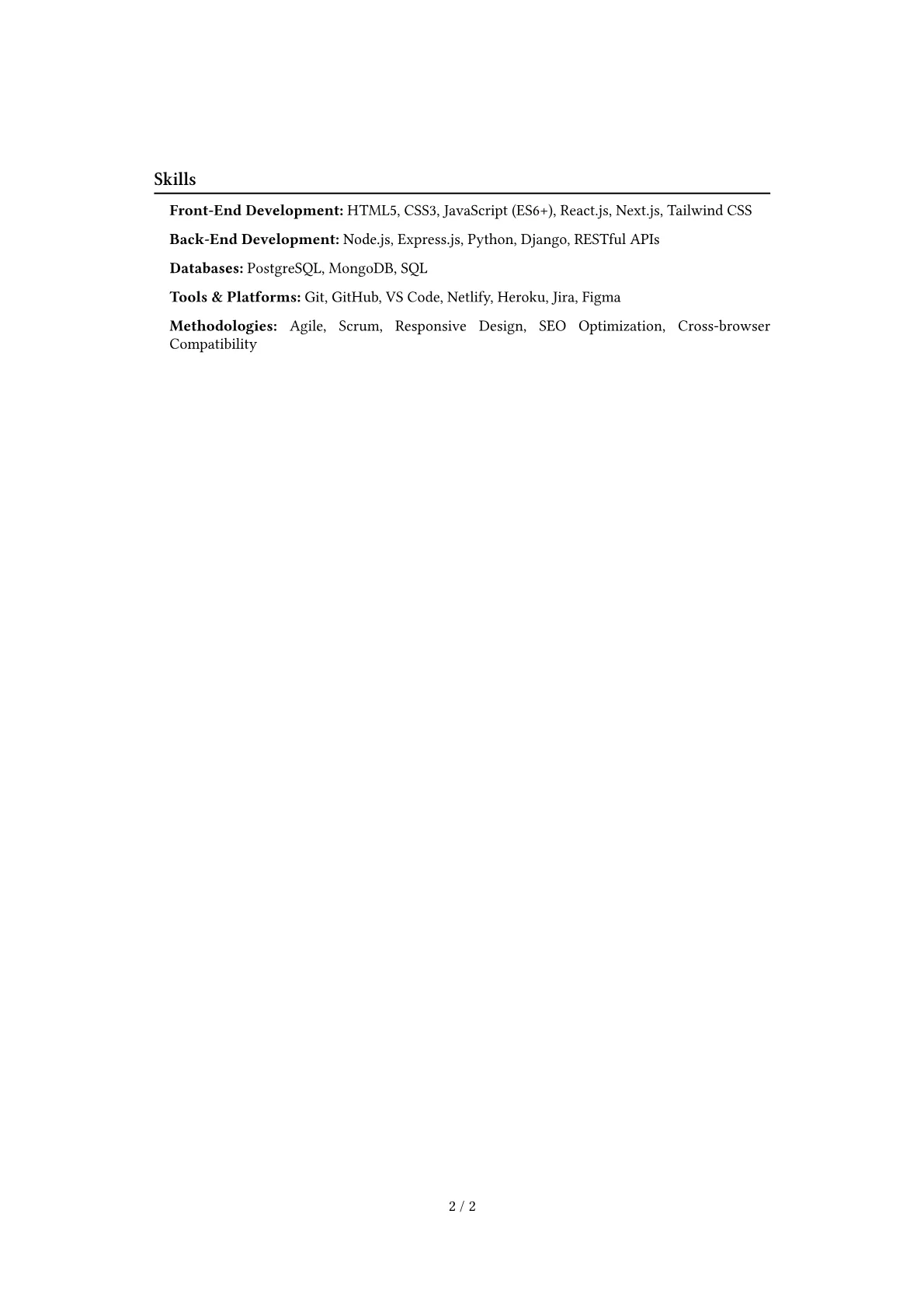 Career changer version - Page 2