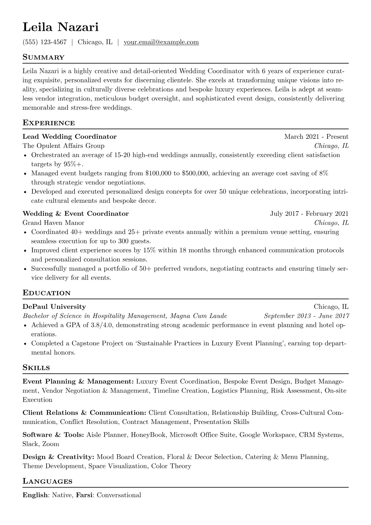 Event Planning version - Page 1