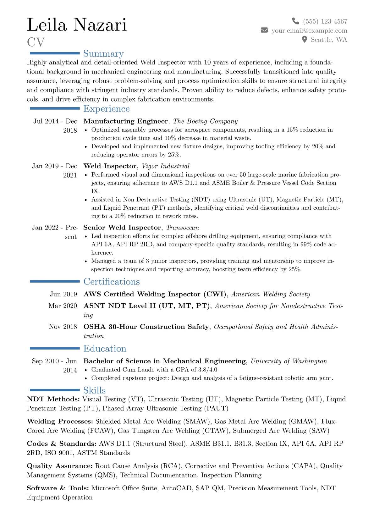Career changer version - Page 1