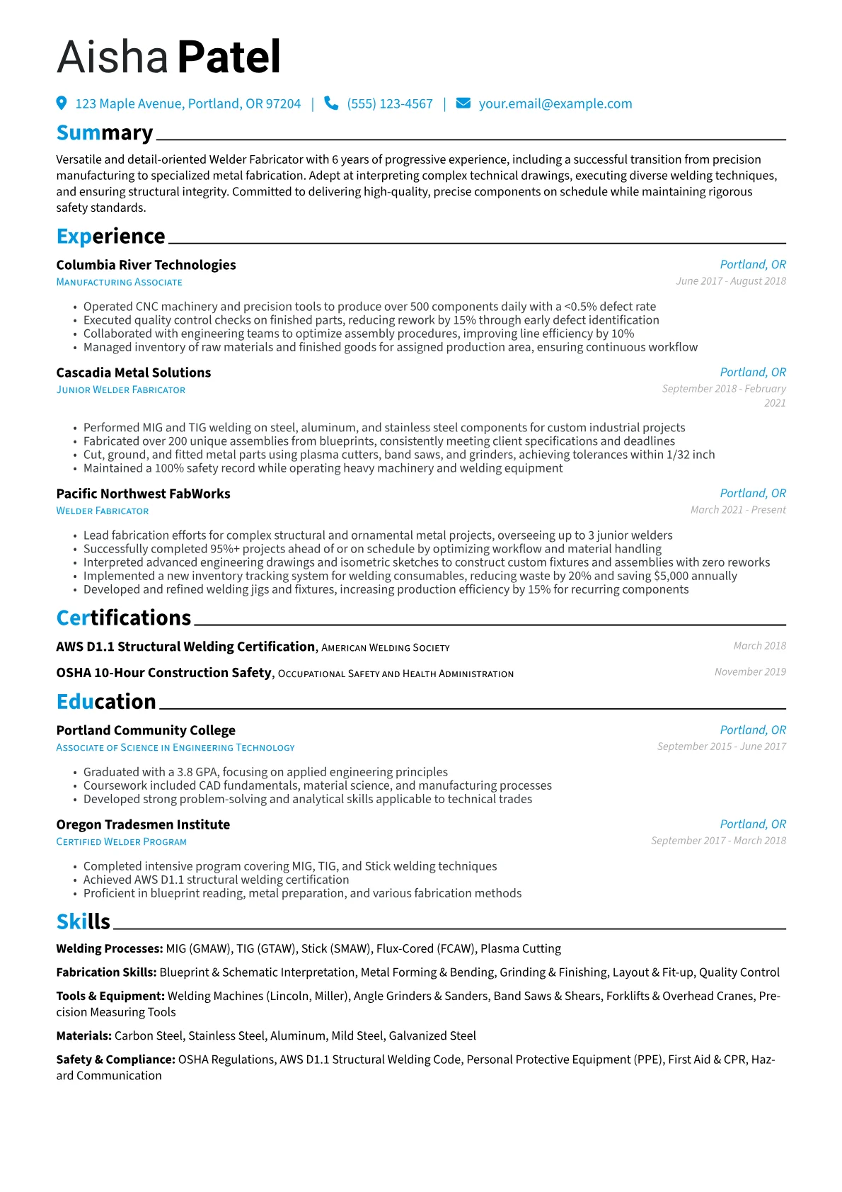 Career changer version - Page 1