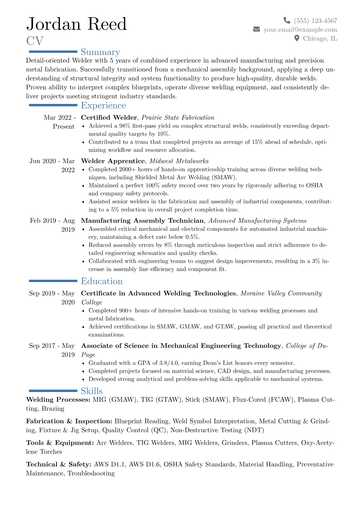 Career changer version - Page 1