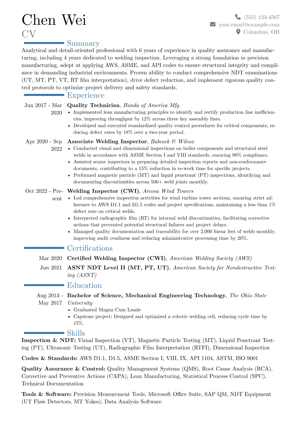 Career changer version - Page 1