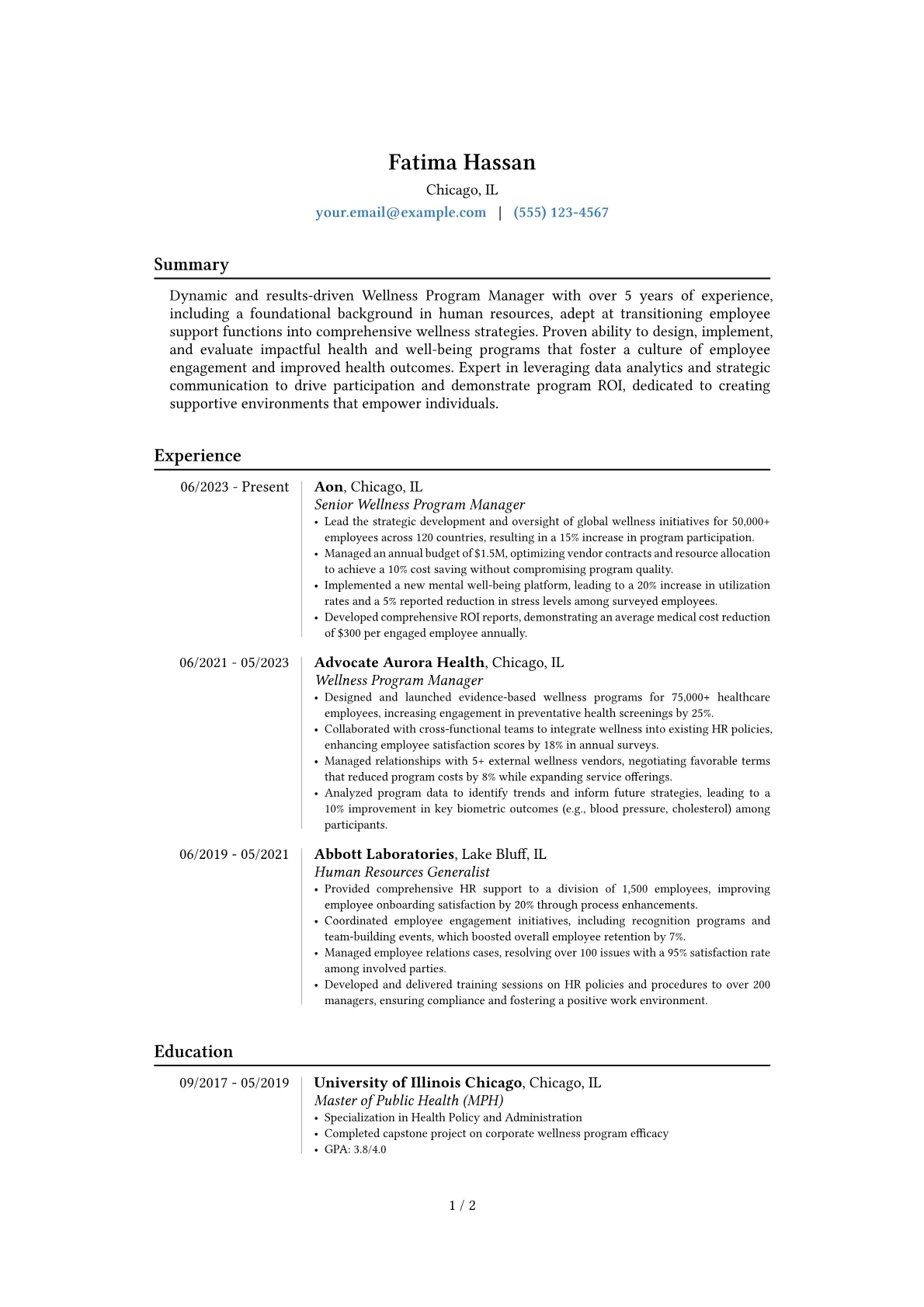Career changer version - Page 1