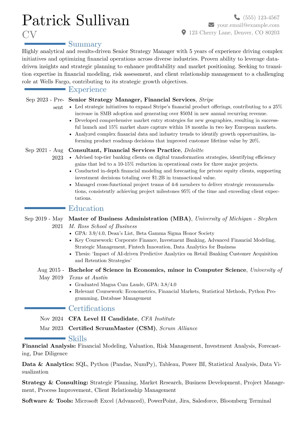 Career changer version - Page 1