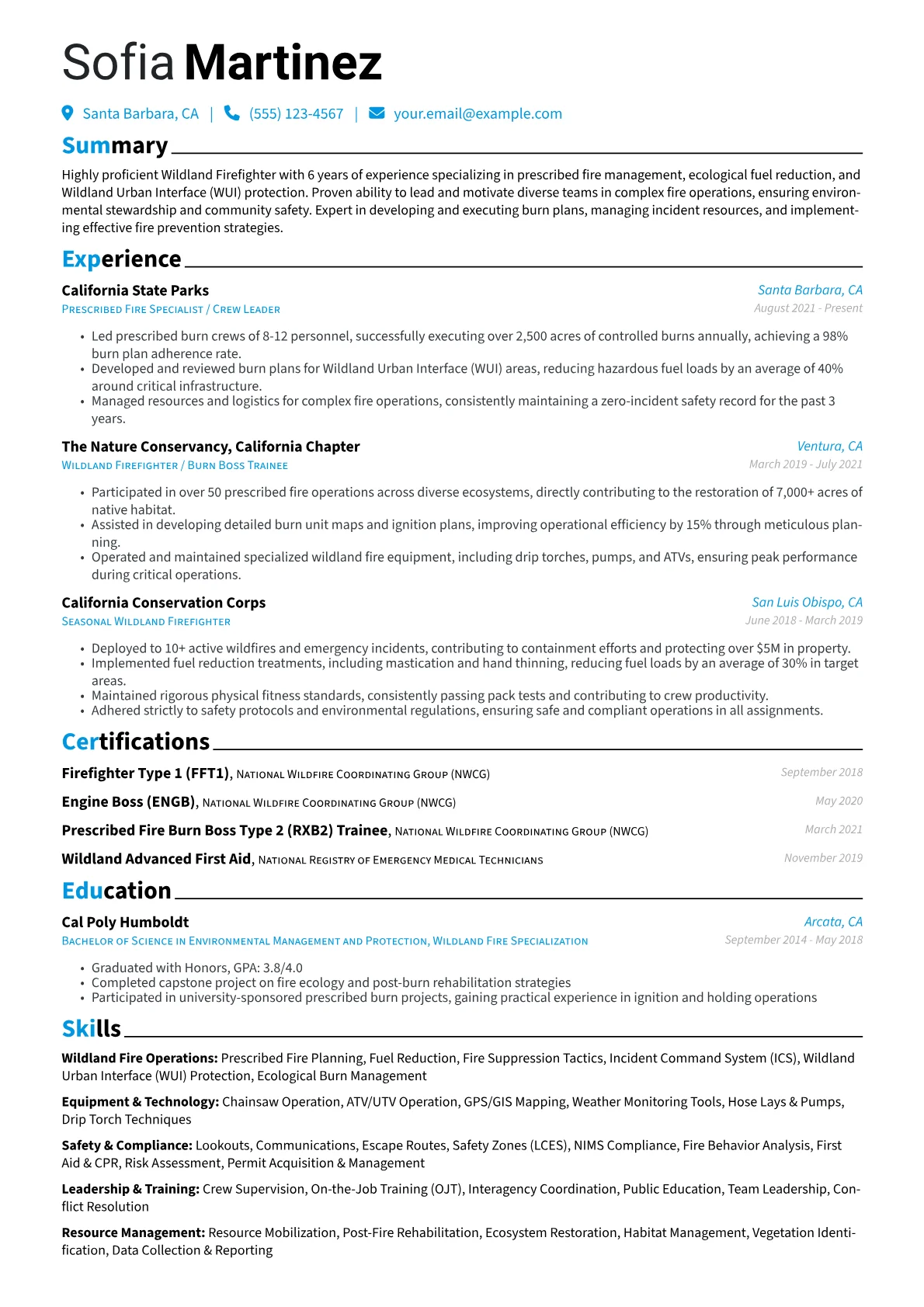 Wildland Fire Operations version - Page 1
