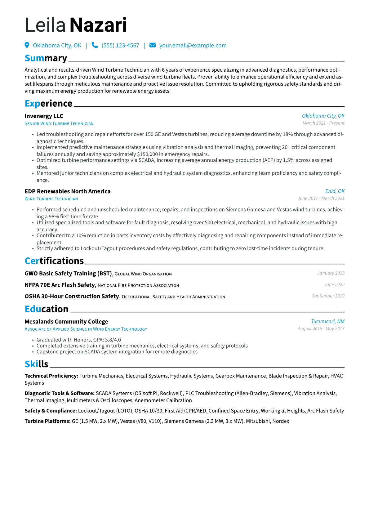 Advanced Diagnostics version - Page 1