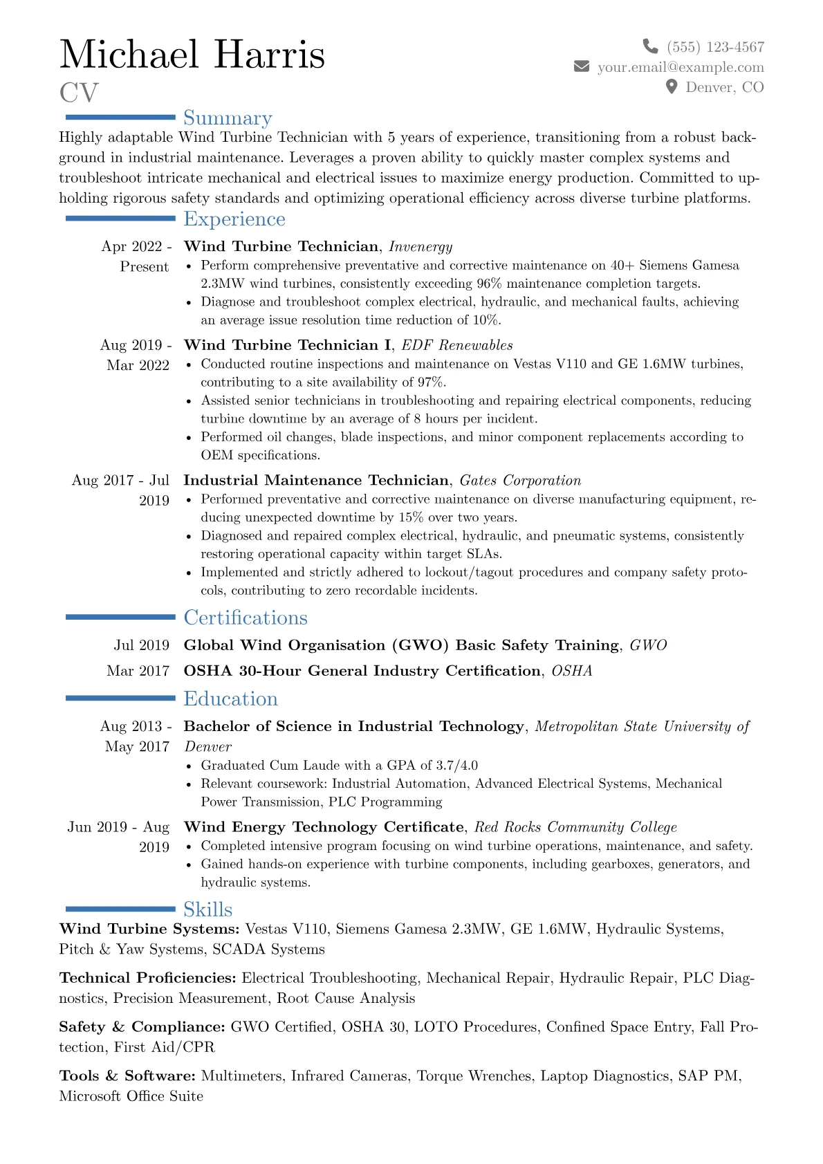 Career changer version - Page 1