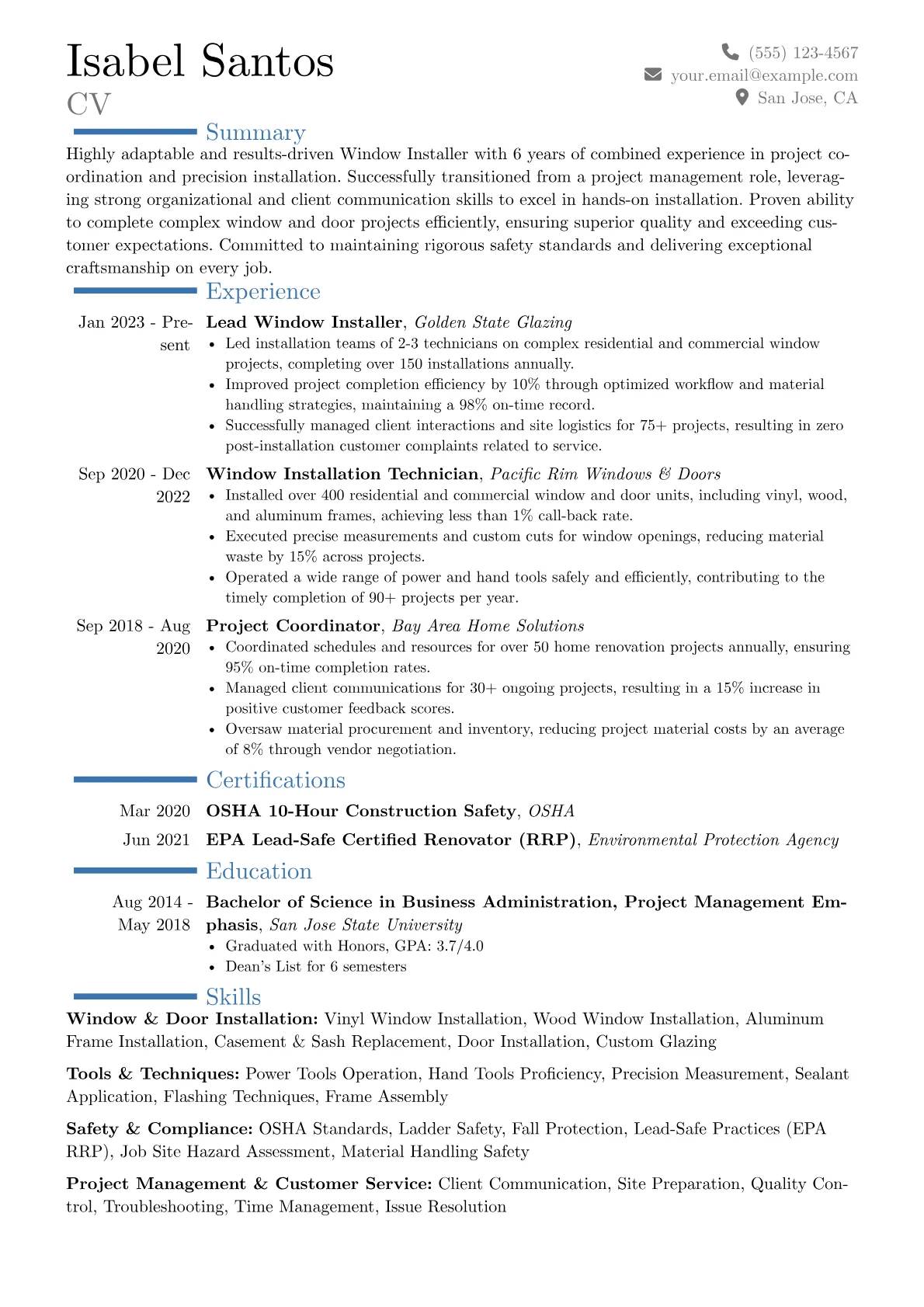 Career changer version - Page 1