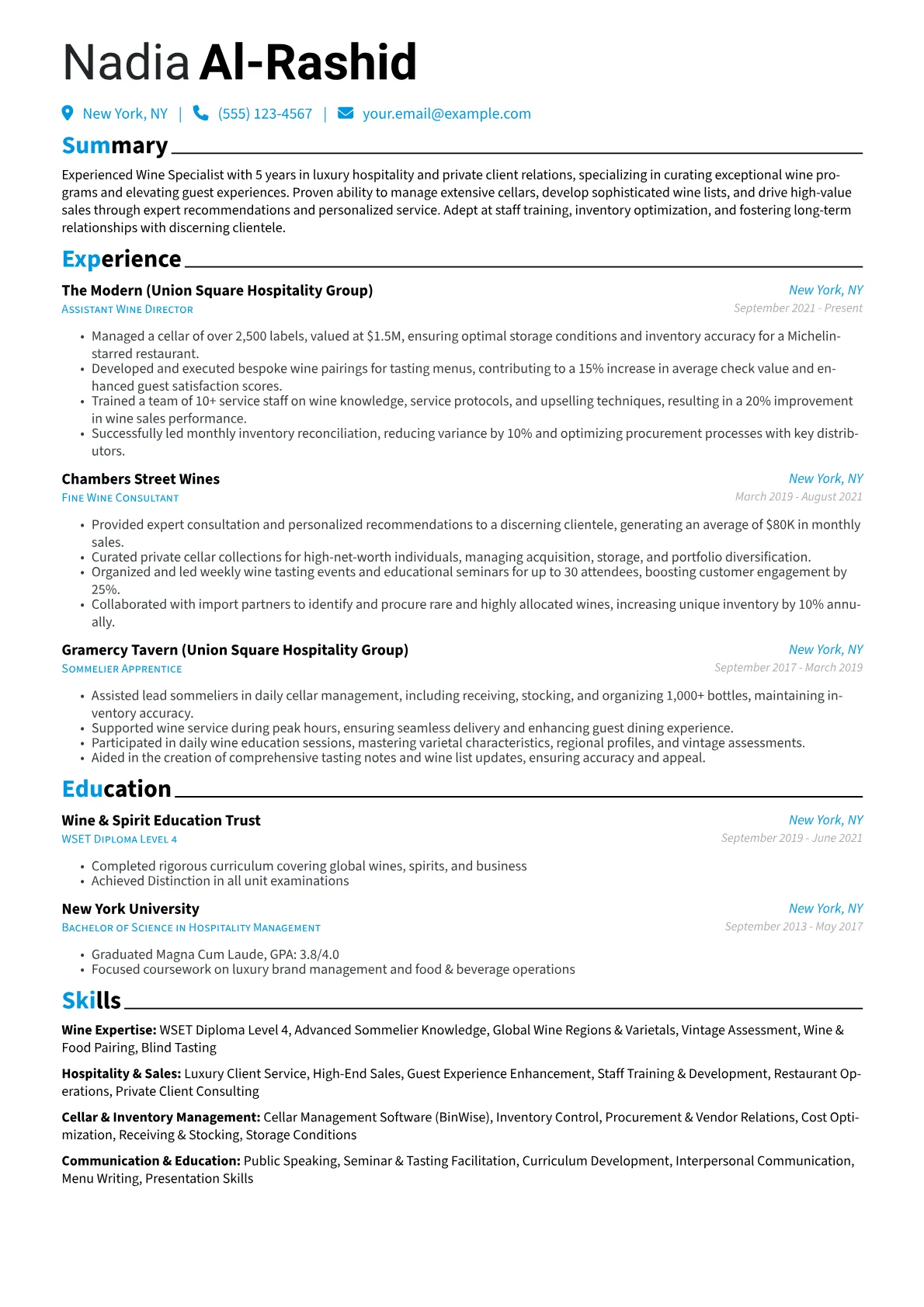 Wine Expertise version - Page 1