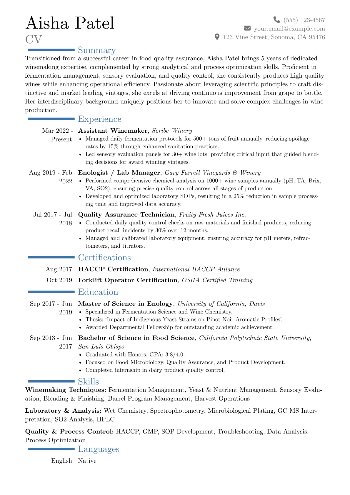 Career changer version - Page 1