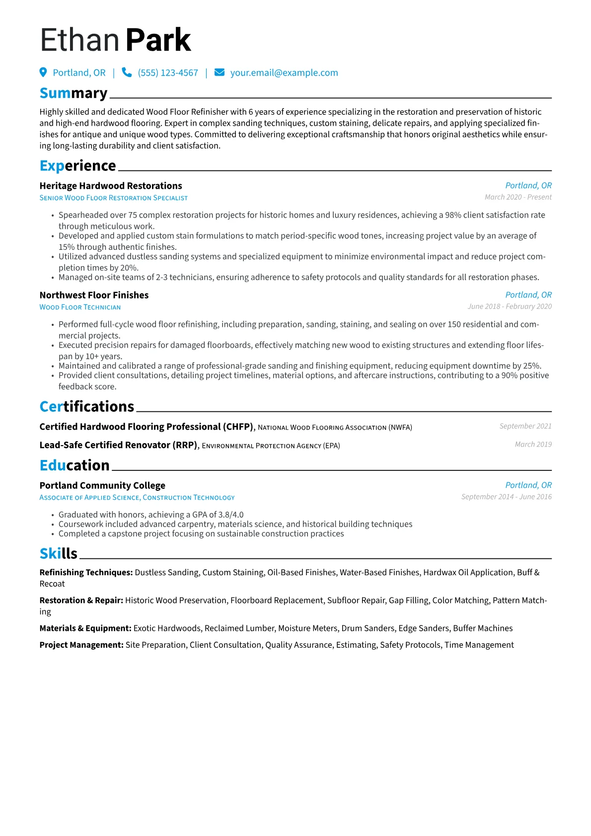 Wood Floor Refinisher version - Page 1