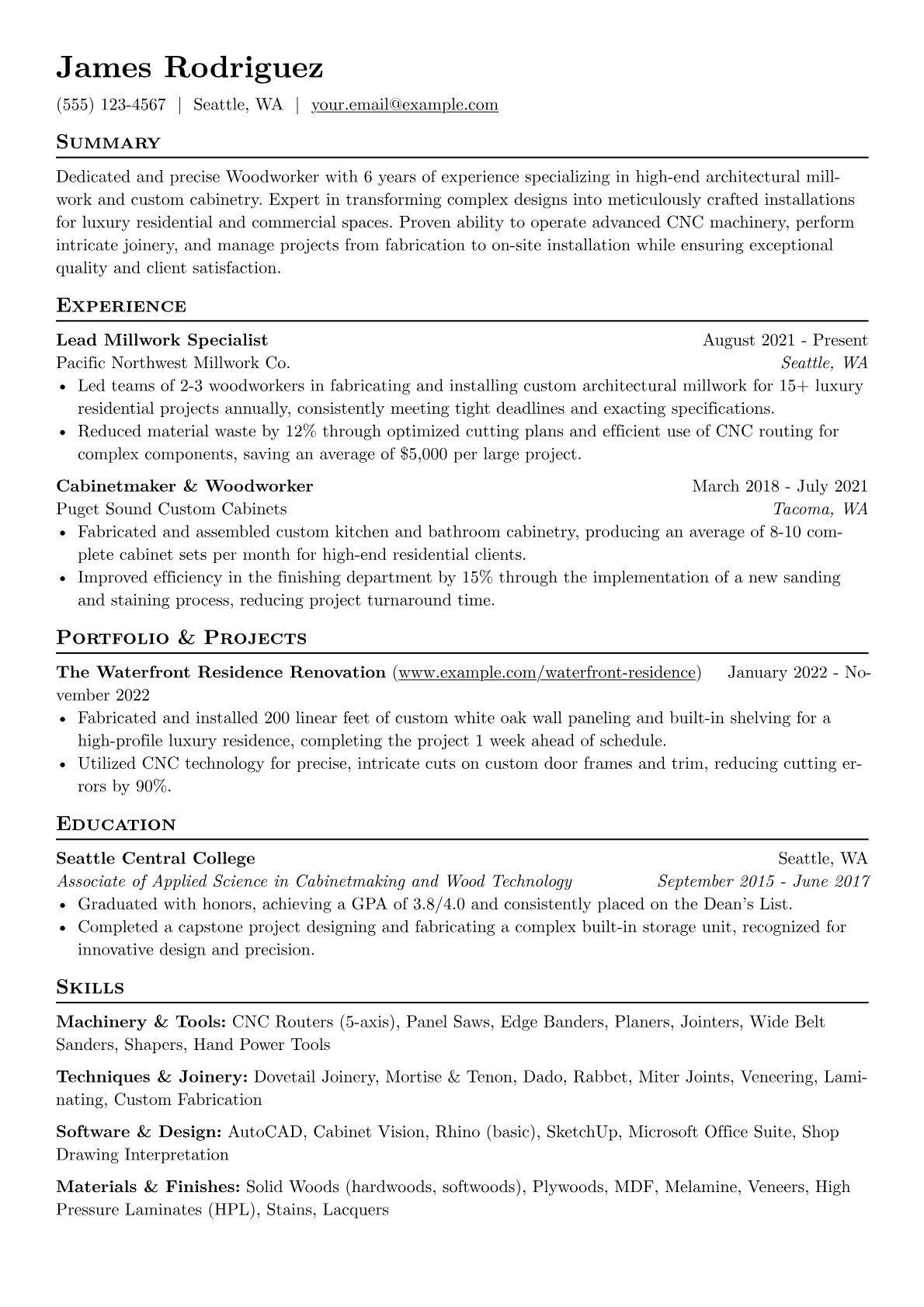 Architectural Millwork version - Page 1