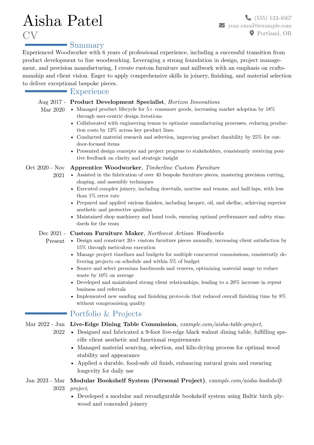 Career changer version - Page 1