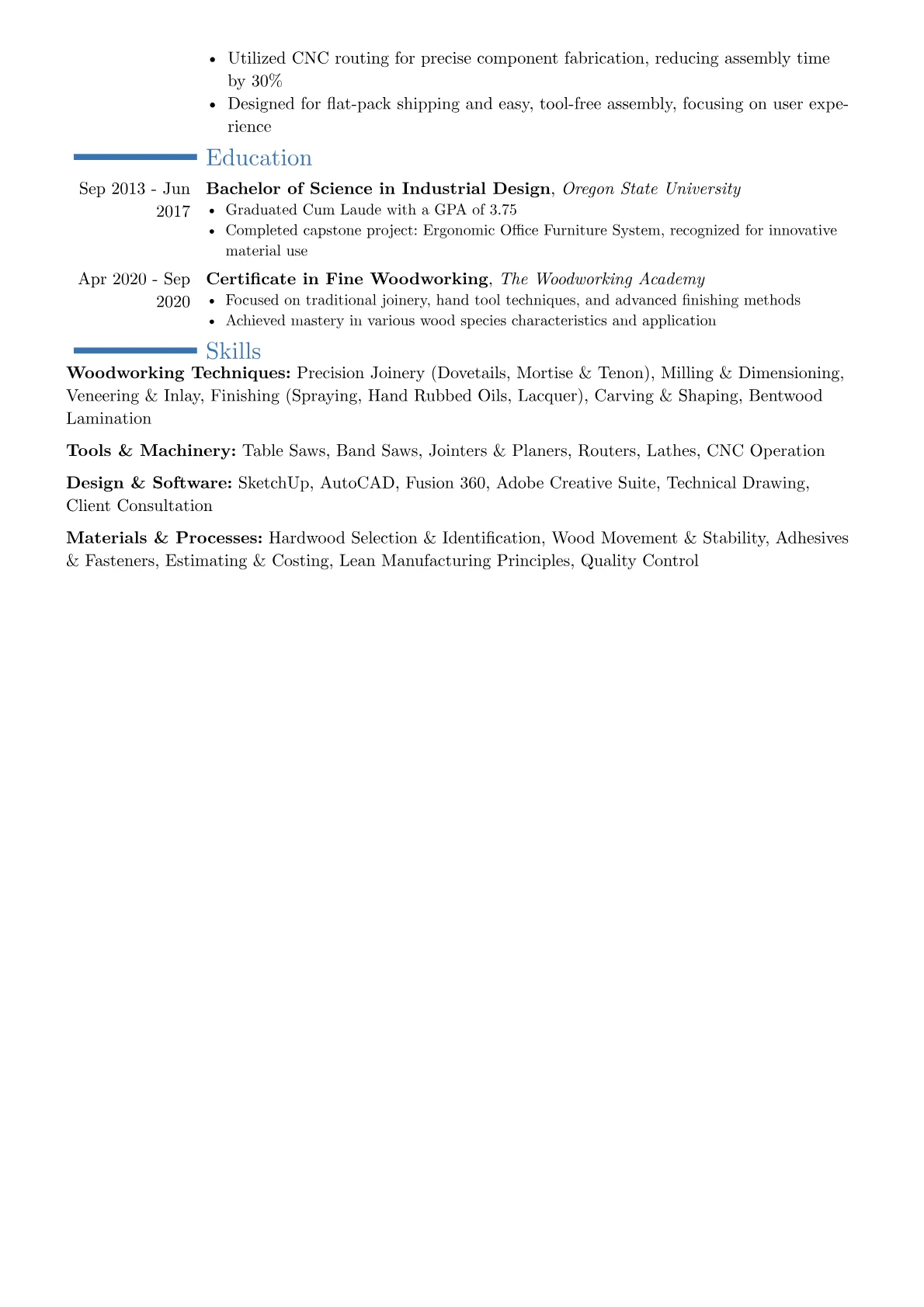 Career changer version - Page 2